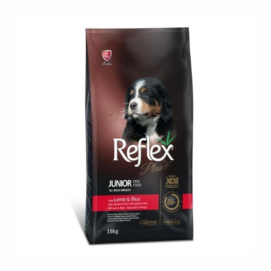 Reflex Plus Kuzu Etli Ve Pirinçli Orta Ve Büyük Irk Yavru Köpek Maması 18 KG | SRC: Barcode: 8698995030113
